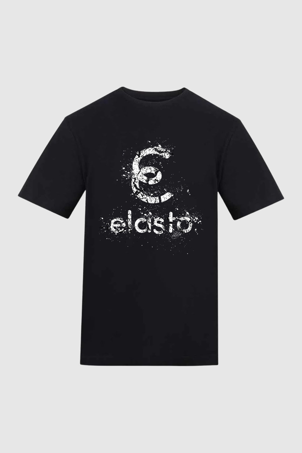 Cotton Tee - Back Shatter Print - Black - Elasto Tackle