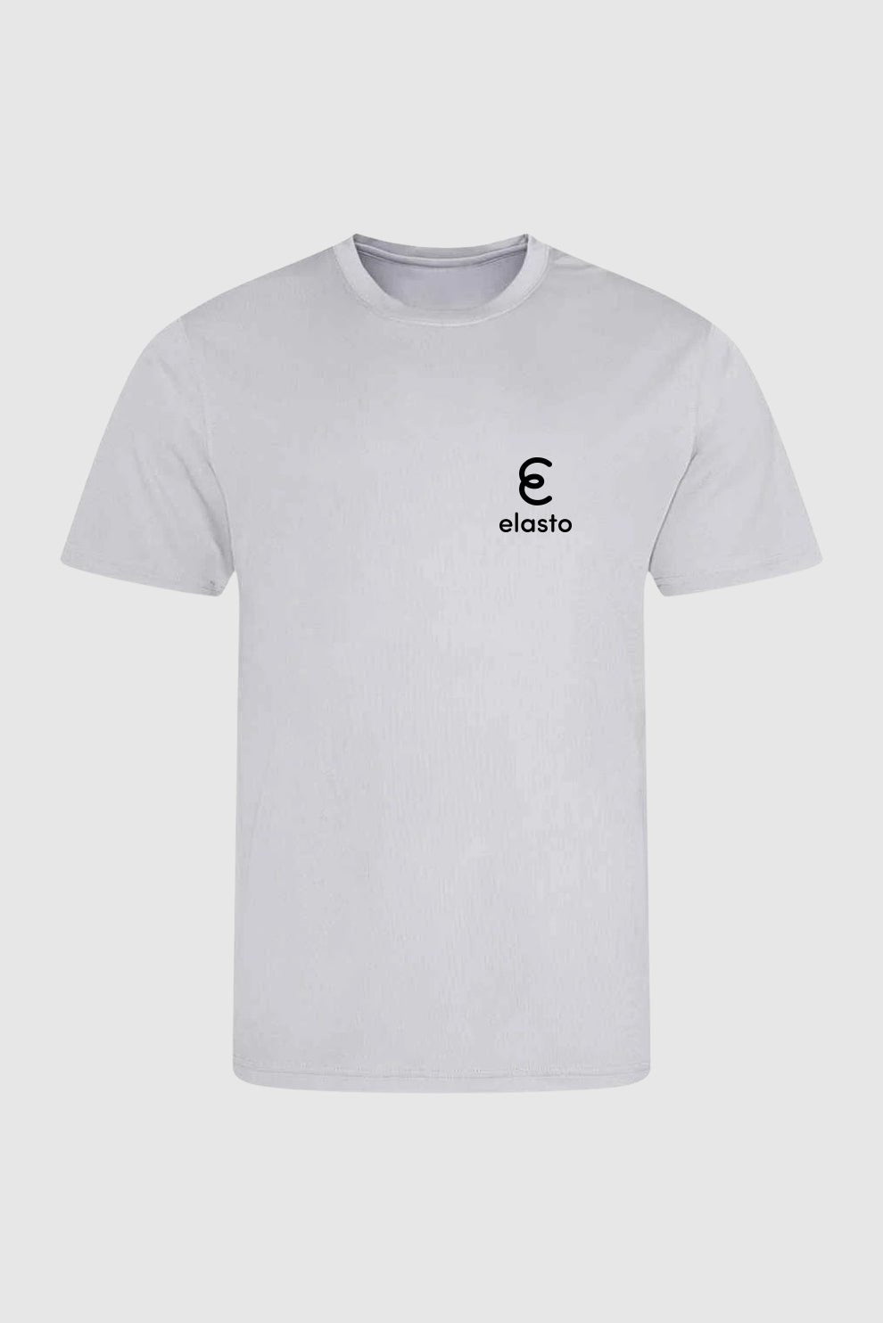 Cool - Tek Tee - Cool Grey - Midnight Logo - Elasto Tackle