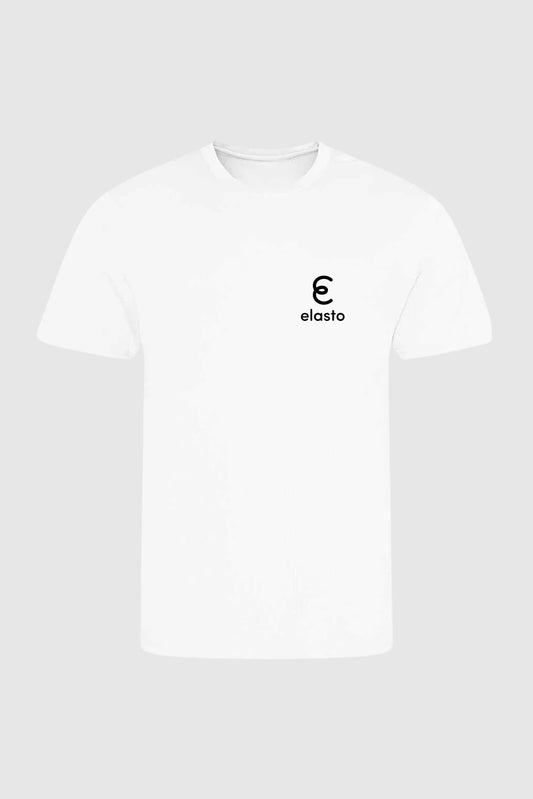 Cool - Tek Tee - Ice White - Midnight Logo - Elasto Tackle