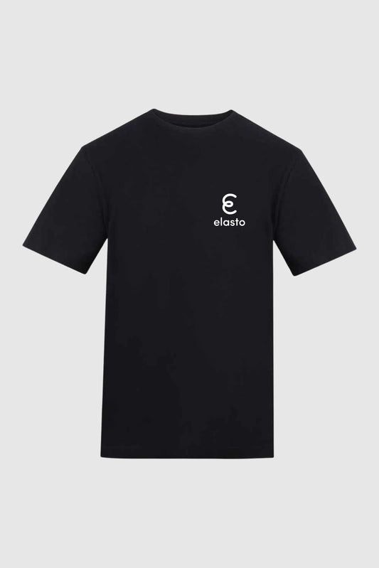 Cotton Tee - Back Shatter Print - Black - Elasto Tackle