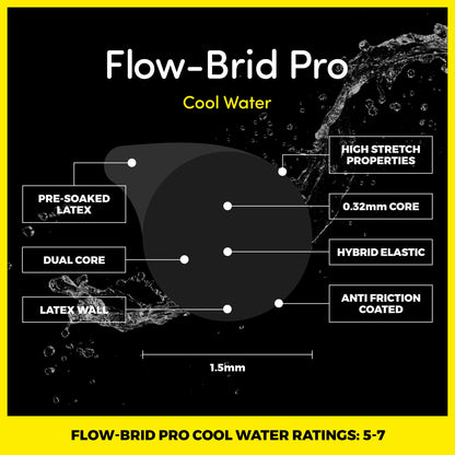 Flow - Brid PRO - COOL WATER - BLACK 5 - 7 - Elasto Tackle