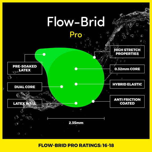 Flow - Brid PRO Green 2.35mm (16 - 18) - Elasto Tackle