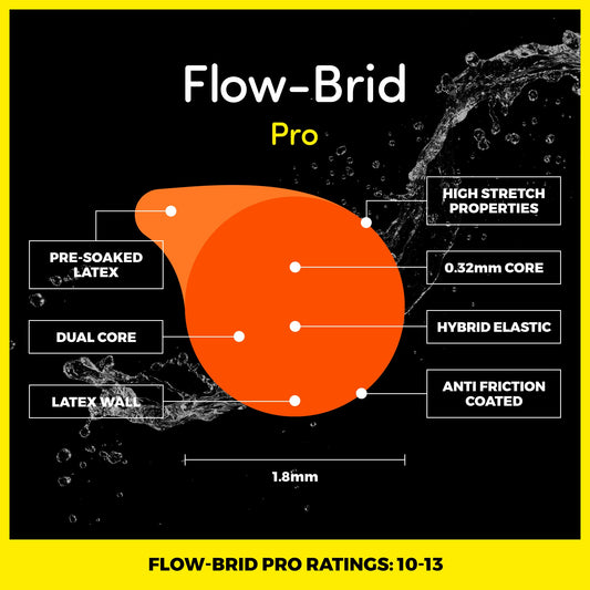 Flow - Brid PRO Orange 1.8mm (10 - 13) - Elasto Tackle
