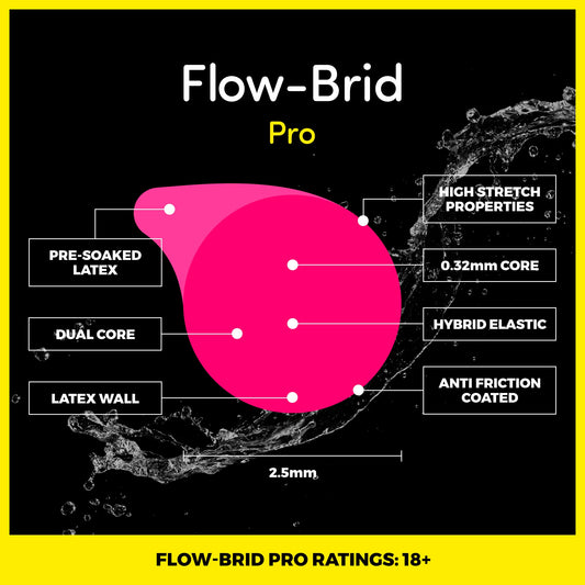 Flow - Brid (Pro) Pink 2.5mm (18+) - Elasto Tackle