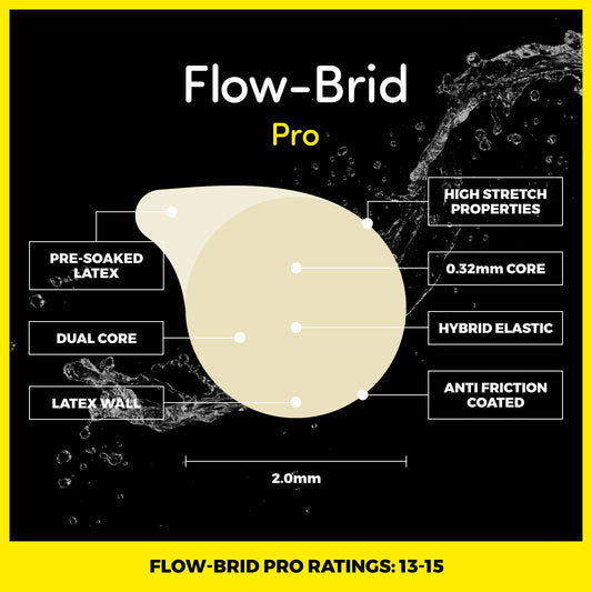 Flow - Brid PRO White 2.0mm (13 - 15) - Elasto Tackle